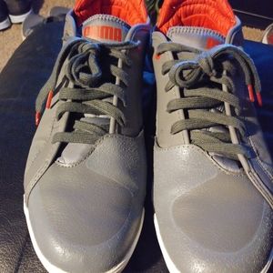 Grey puma Ducati sneakers